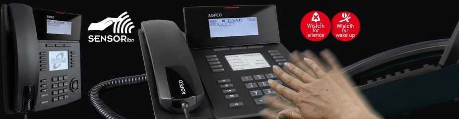 Agfeo AGFEO Systemtelefonas ST53 SENSORfon juodas