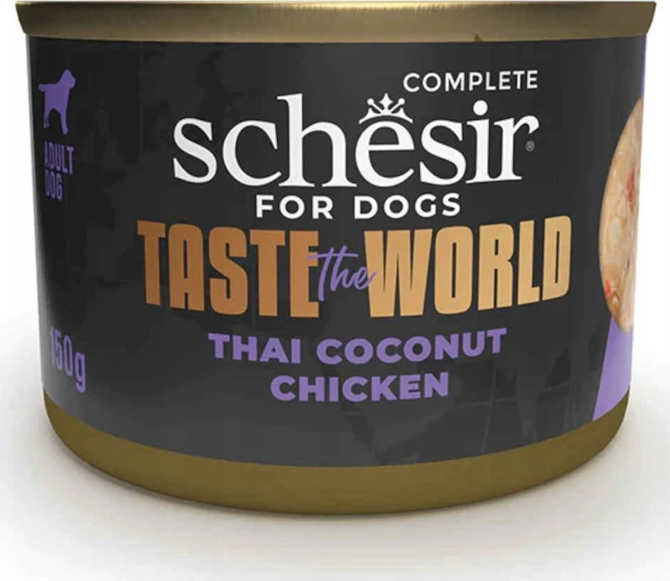 Agras Pet Foods Drėgnas Šunų Maistas - Schesir Vištiena Tailando Kokosas 150g