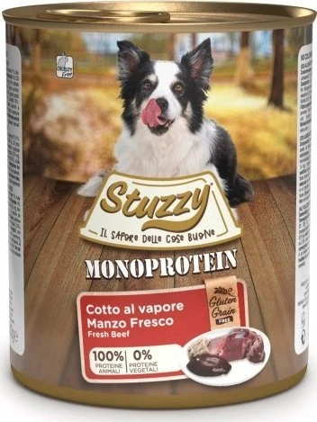 Agras Pet Foods STUZZY Monoprotein jautiena - wet dog food - 800g
