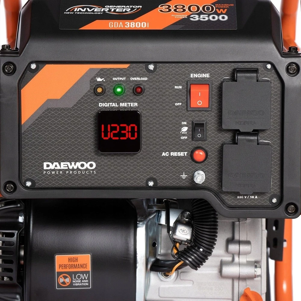 Agregat Daewoo AGREGAT PRĄDOTWÓRCZY INWERTOROWY DAEWOO GDA 3800i 3.8kW