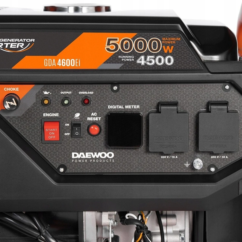INVERTERINIS GENERATORIUS DAEWOO GDA 4600Ei 5.0kW
