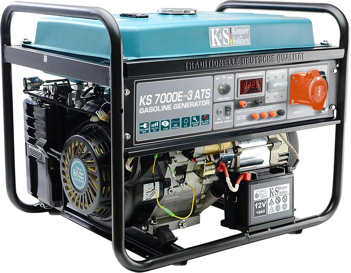 Benzininis generatorius Könner & Söhnen KS 7000E-3 ATS