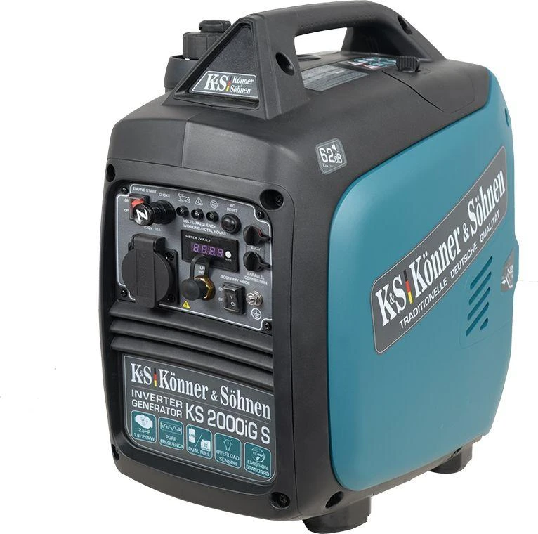 Könner & Söhnen hibridinis (benzinas/dujos) generatorius 2kW 230V KS 2000iG S
