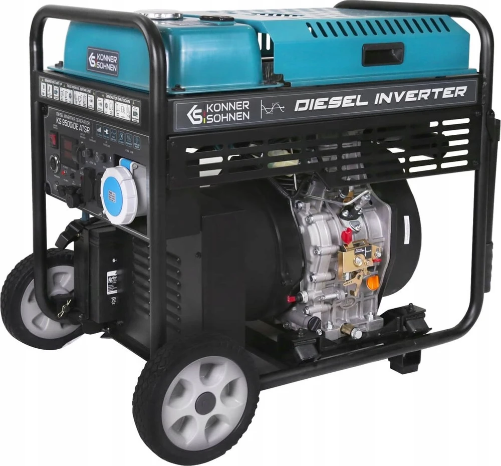 Konner & Sohnen Inverterinis dyzelinis generatorius KS 9500iDE ATSR 10 kW 230 V