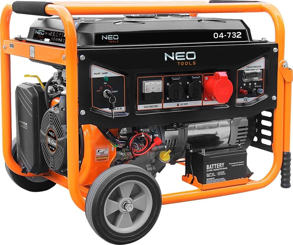 „Neo Tools“ trifazis generatorius 7000 W–7500 W
