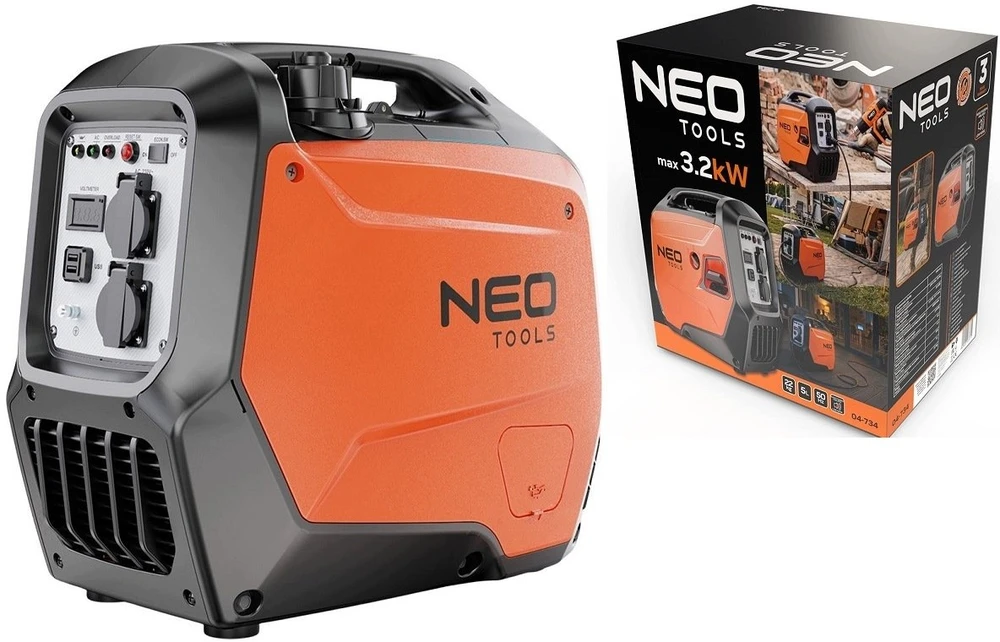 Neo Tools generatorius inwertorowy 3200W