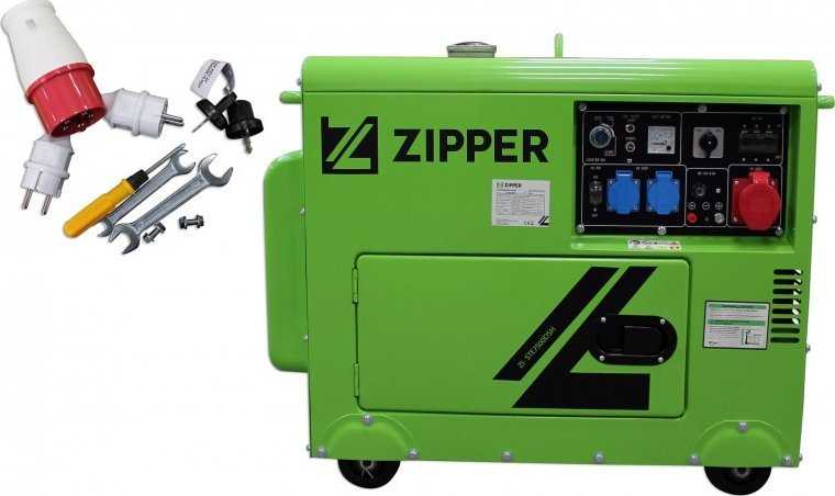 Agregat Zipper Zipper Zipper ZI-STE7500DSH dyzelinis maitinimo generatorius