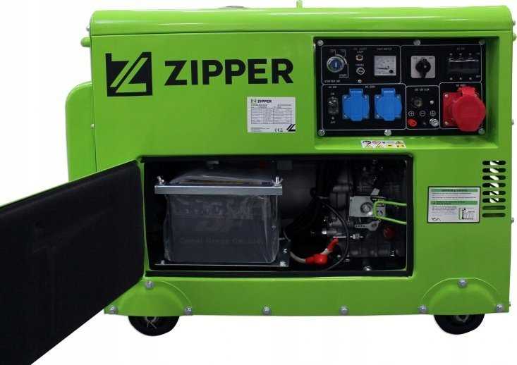 Agregat Zipper Zipper Zipper ZI-STE7500DSH dyzelinis maitinimo generatorius