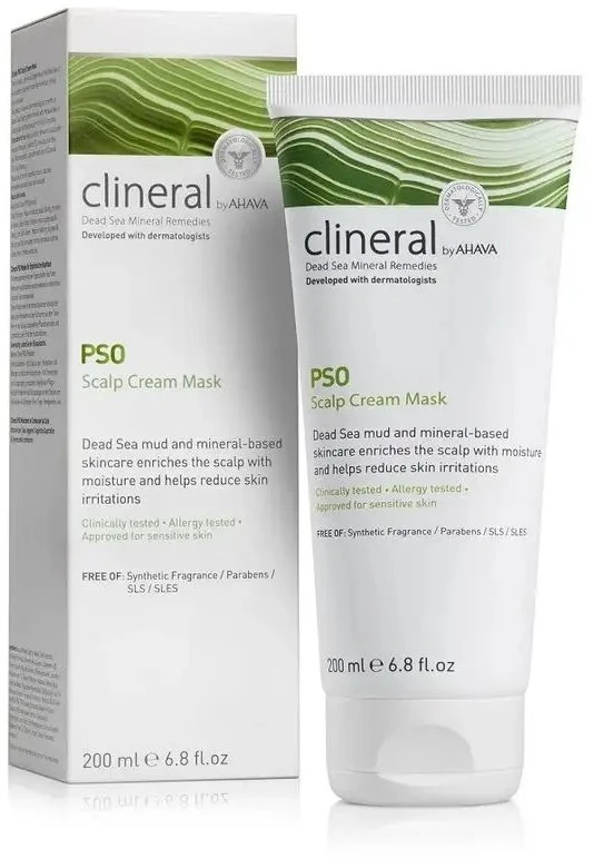 Ahava Clineral PSO Scalp Kreminis Mask, 200 ml