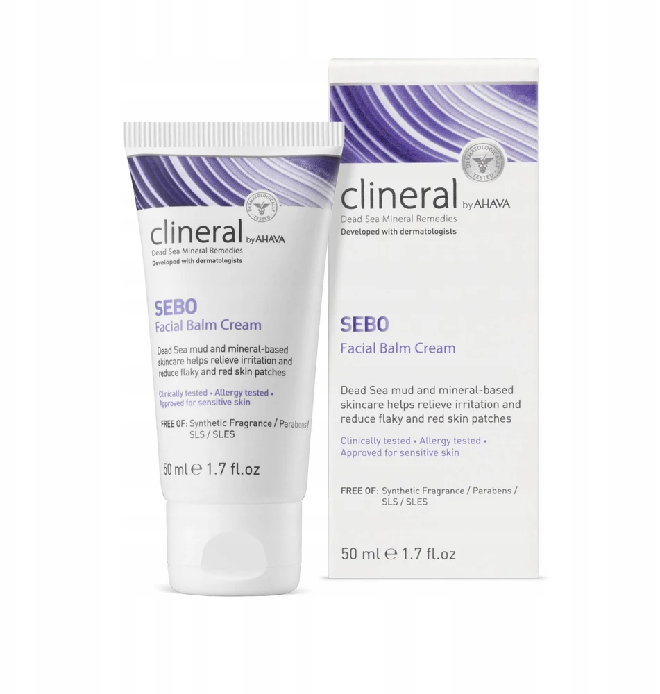 CLINERAL by Ahava Sebo veido kremas, 50 ml