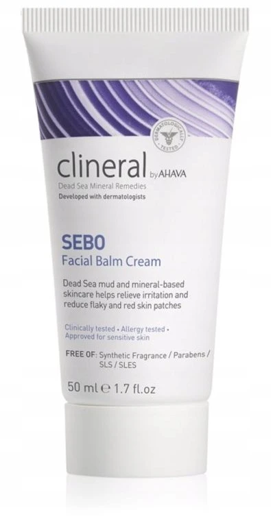 CLINERAL by Ahava Sebo veido kremas, 50 ml