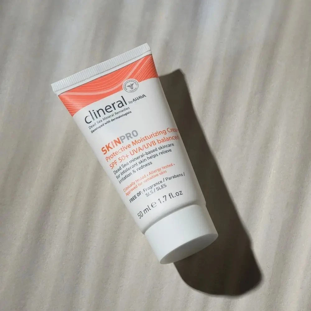 CLINERAL by Ahava SkinPro apsauginis drėkinamasis kremas SPF 50, 50 ml