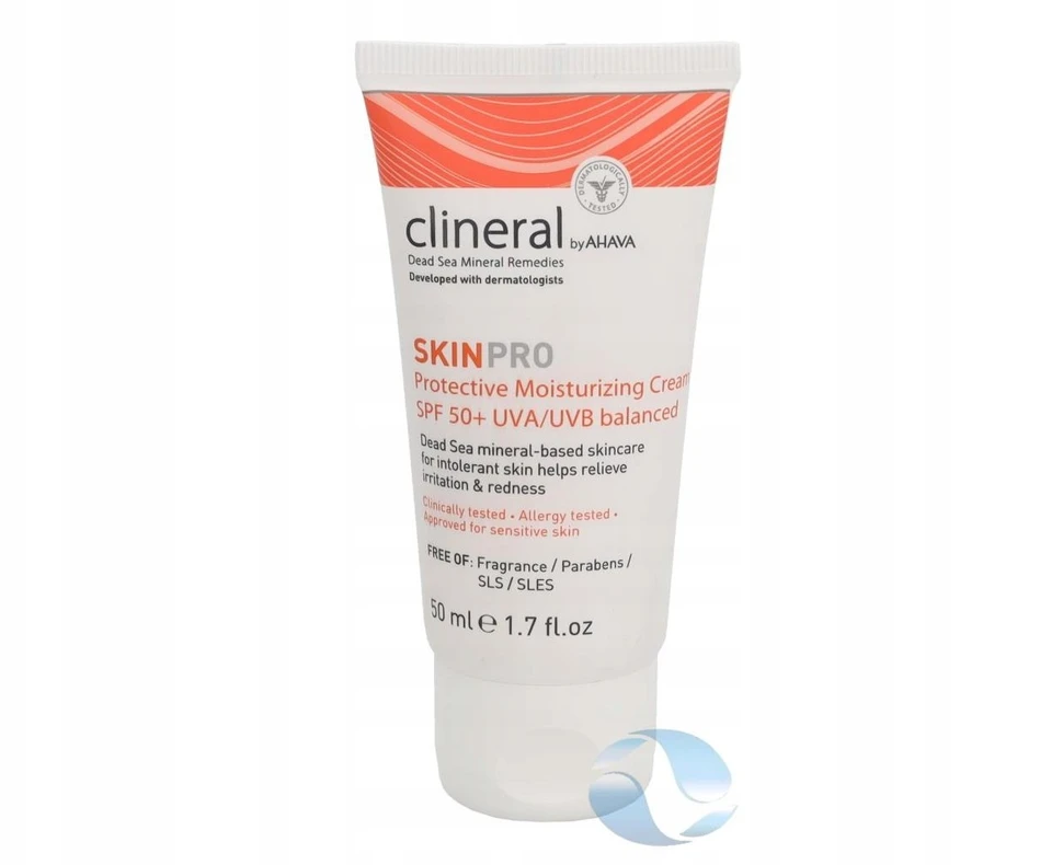 CLINERAL by Ahava SkinPro apsauginis drėkinamasis kremas SPF 50, 50 ml