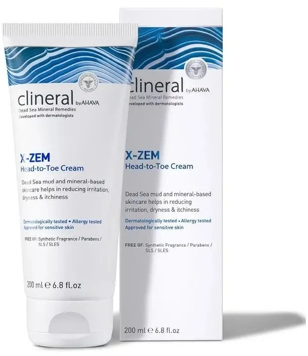 Ahava clineral x-zem viso kūno kremas 200 ml
