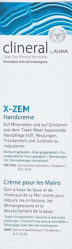 Ahava clineral x-zem rankų kremas 125 ml