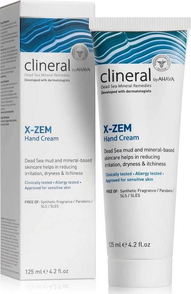 Ahava clineral x-zem rankų kremas 125 ml