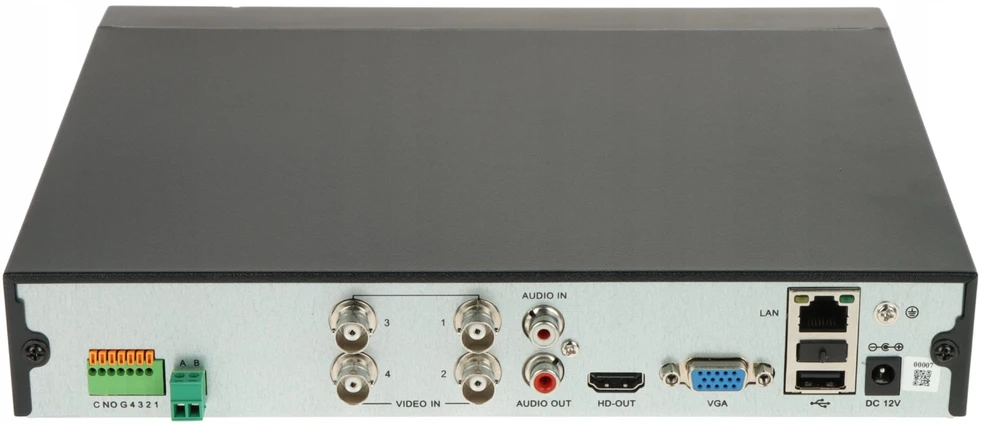 4 kanalų AHD, HD-CVI, HD-TVI, CVBS, IP įrašymo įrenginys APTI-XB0401HS-4KS6