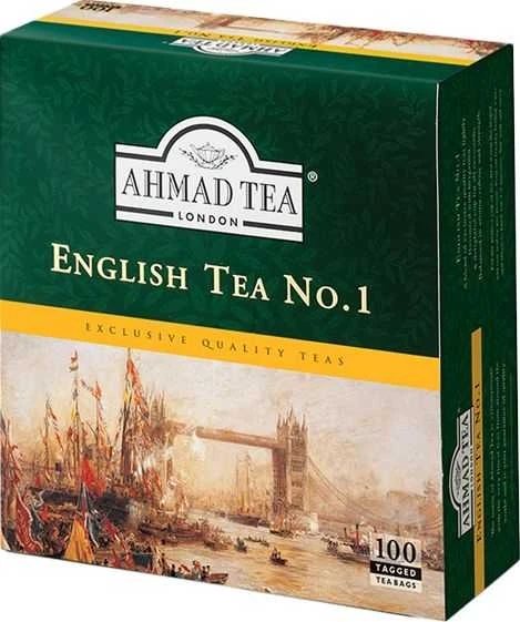Ahmad Tea English Tea No 1 dėžutė su Londono atvaizdu