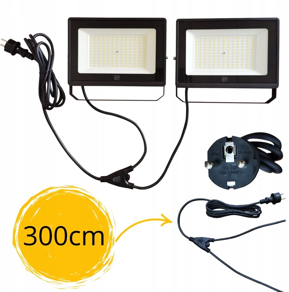 Aigostar DH Line H200 statybinis halogeninis darbo žibintas
