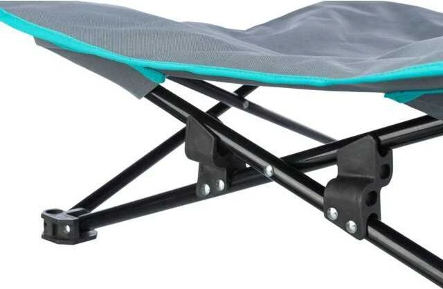 AIO FACTORY Guolis kempingowe, šuniui, ciemnoszare/petrol, 88 � 32 � 88 cm, sk�adane