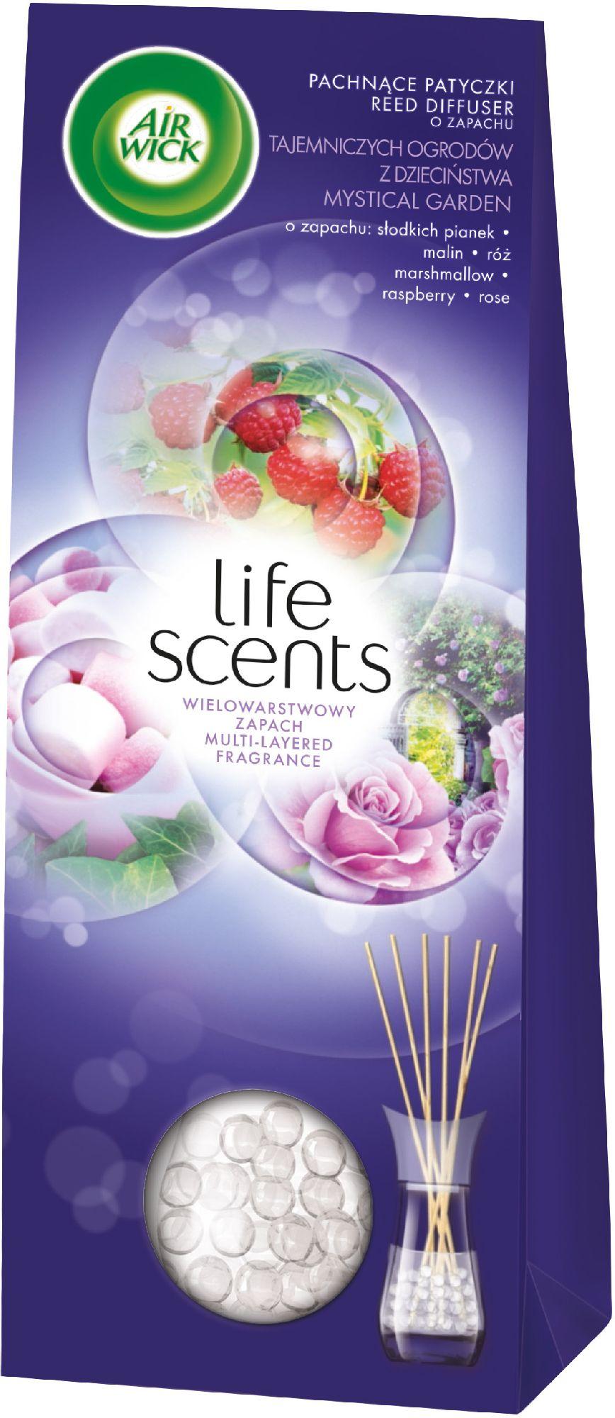 Air Wick kvapiosios lazdelės Paslaptingas sodas 30ml