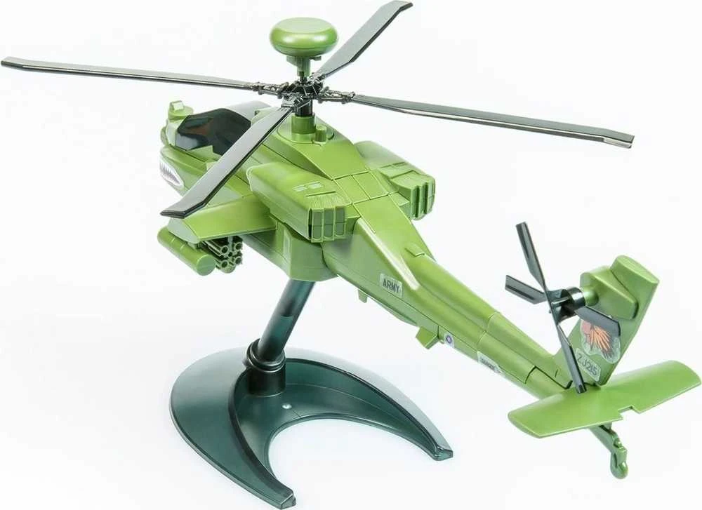 Airfix QUICKBUILD Apache sraigtasparnis – surenkamas be klijų (J6004)