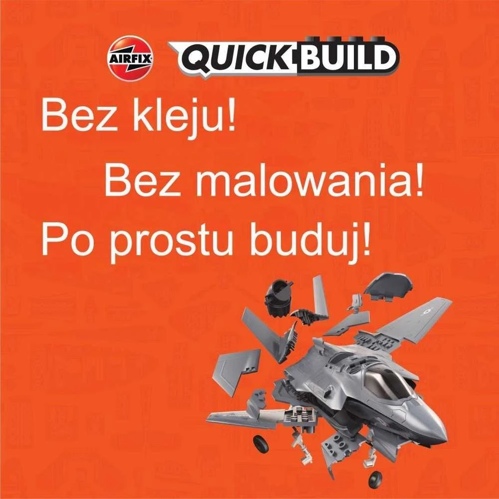 Airfix QUICKBUILD Eurofighter Typhoon lėktuvas be klijų