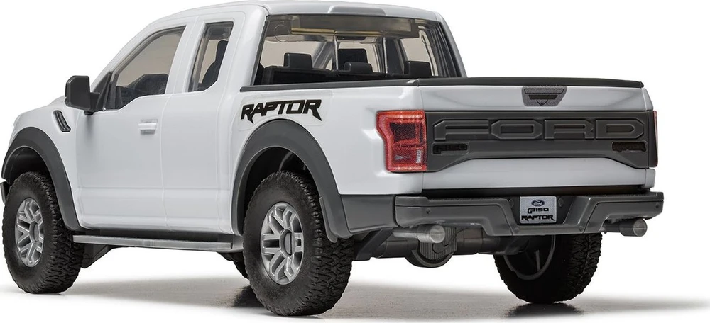 Airfix QUICKBUILD Ford F-150 Raptor pilkas – be klijų konstruktorius (J6053)