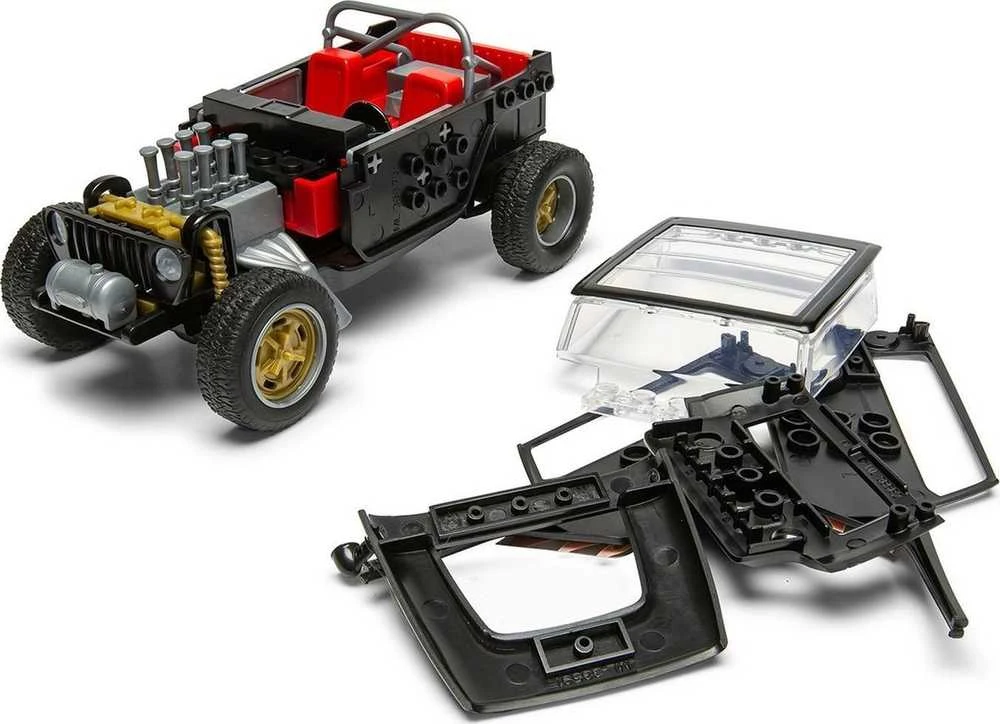 Airfix QUICKBUILD Jeep Quicksand – surenkamas modelis be klijų