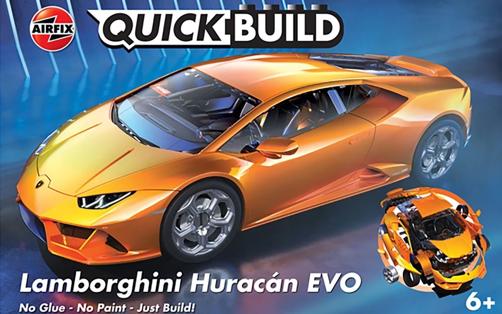 Airfix QUICKBUILD Lamborghini Huracan EVO konstruktorius be klijų J6058