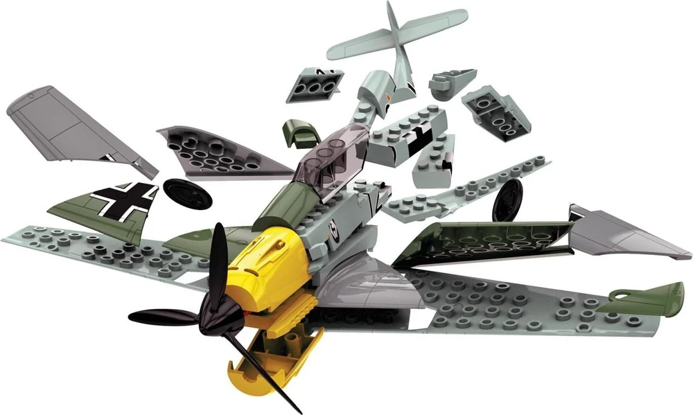 Airfix QUICKBUILD Messerschmitt Bf 109 – plastikinis surenkamas be klijų