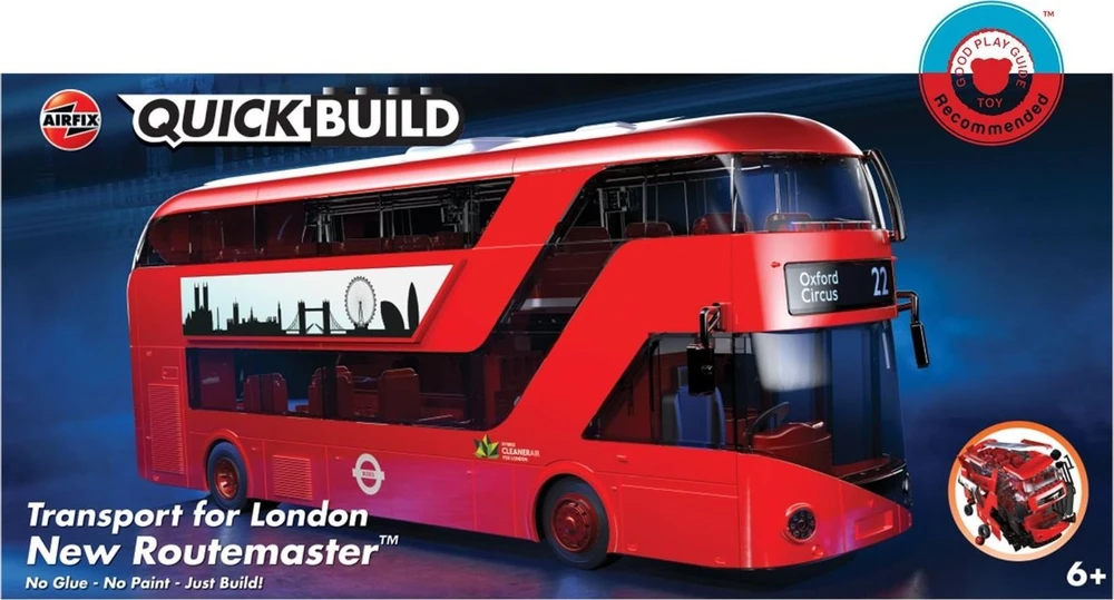Airfix Airfix QUICKBUILD New Routemaster autobusas