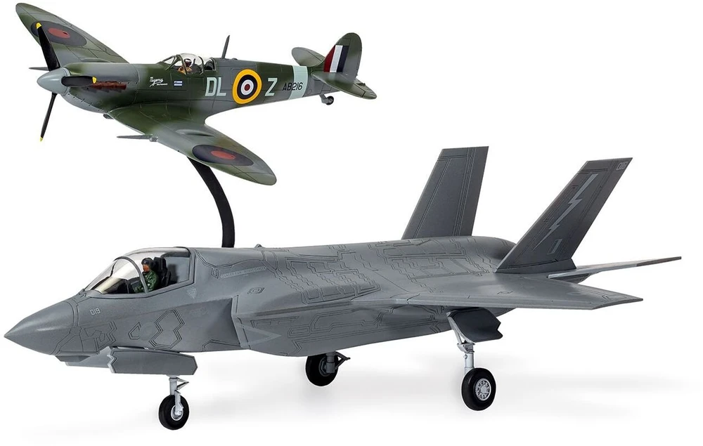 Airfix Spitfire & F-35B Lightning II „Tada ir dabar“ dovanų rinkinys 1/72