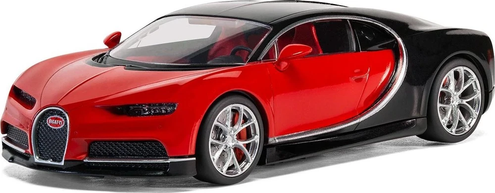 Airfix Bugatti Chiron dovanų rinkinys 1:43 – surenkamas, dažai ir klijai