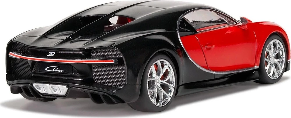 Airfix Bugatti Chiron dovanų rinkinys 1:43 – surenkamas, dažai ir klijai