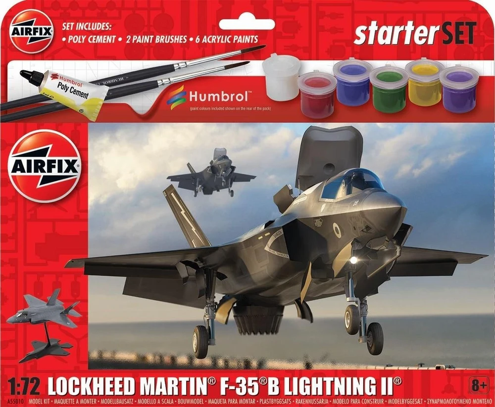 Airfix Lockheed Martin F-35B Lightning II 1/72 dovanų rinkinys A55010
