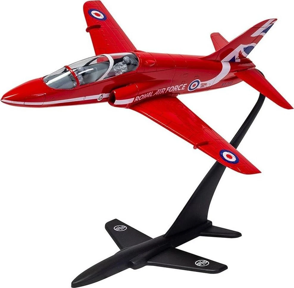 Airfix Raudona Arrows BAe Hawk 1/72 dovanų rinkinys su dažais ir klijais