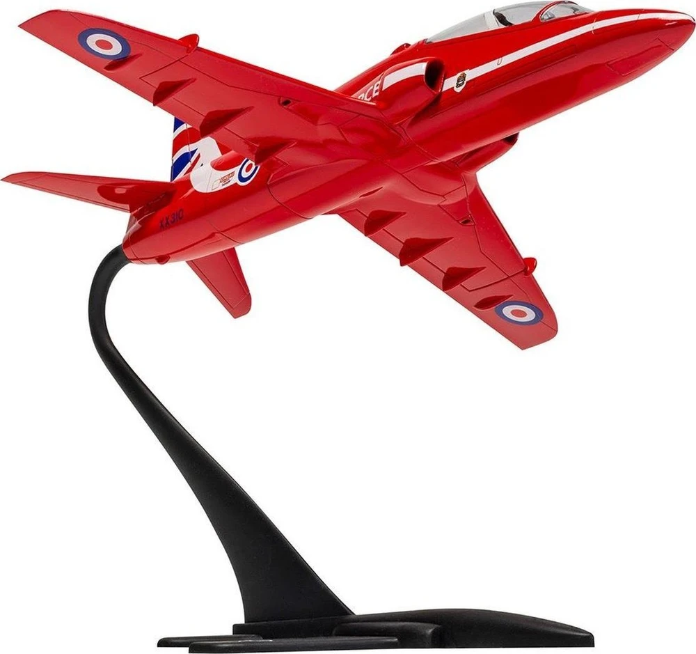 Airfix Raudona Arrows BAe Hawk 1/72 dovanų rinkinys su dažais ir klijais
