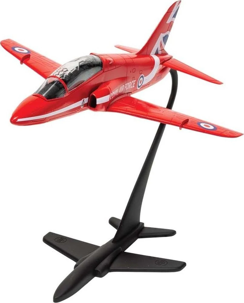 Airfix Raudona Arrows BAe Hawk 1/72 dovanų rinkinys su dažais ir klijais