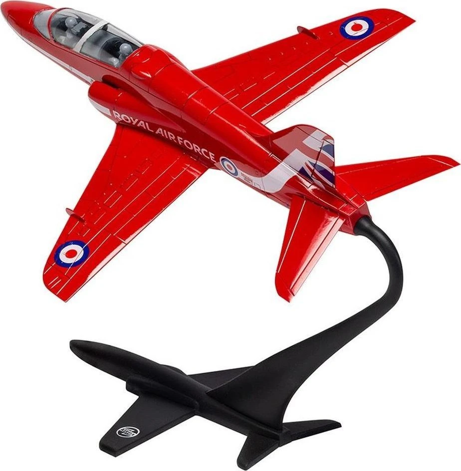 Airfix Raudona Arrows BAe Hawk 1/72 dovanų rinkinys su dažais ir klijais