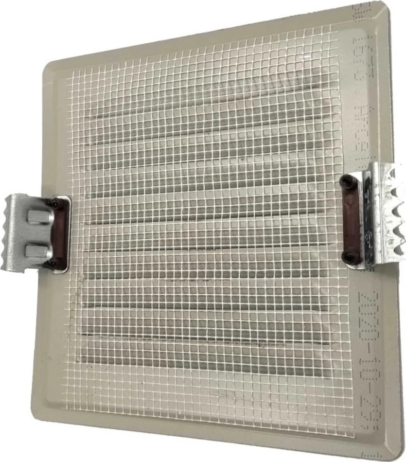 airRoxy nerūdijančio plieno ventiliacijos grotelės su laikikliais 140x140