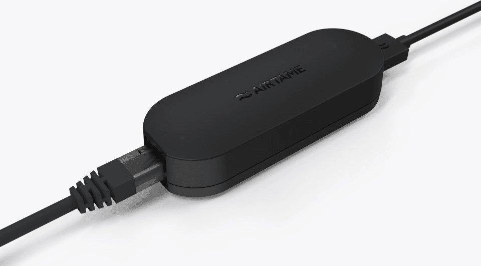 Airtame PoE adapteris su tinklo kabeliu