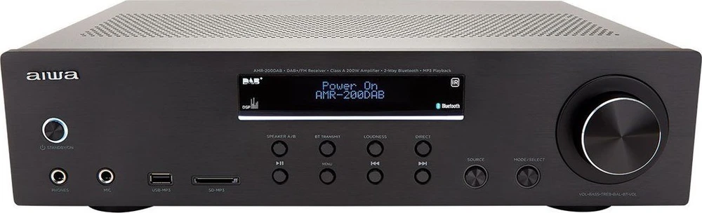 Aiwa AV imtuvas stereo AIWA AMR-200DAB Bluetooth su DAB+/FM (AMR-200DAB)