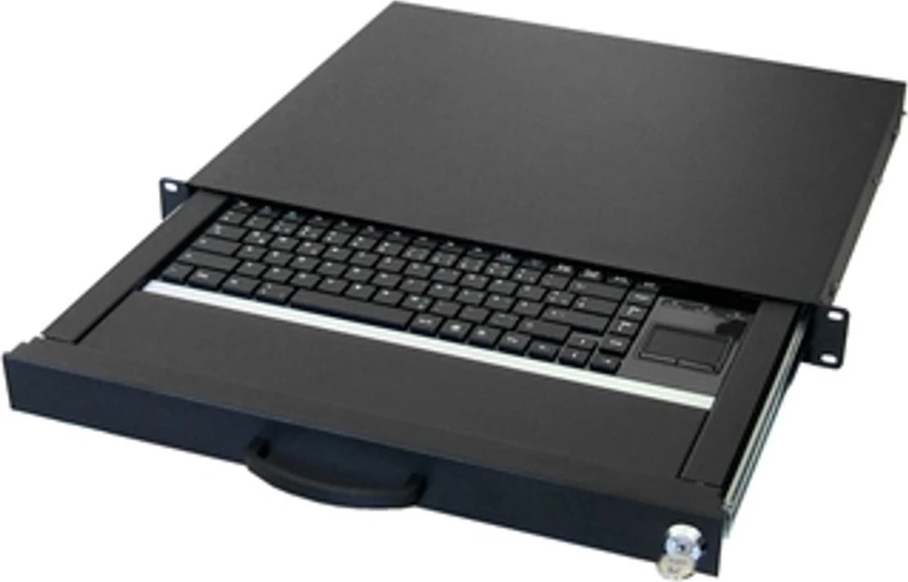 aixcase AIX-19K1UKUSTP-B klaviatūra USB QWERTY US English Juodas