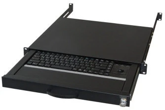 Aixcase klaviatūra 1H PS2/USB valdymo rutulys (AIX-19K1UKDETB-B)