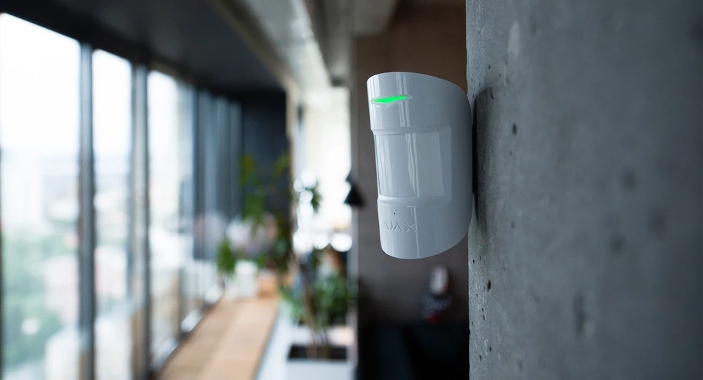 Ajax CombiProtect detektorius, baltos spalvos