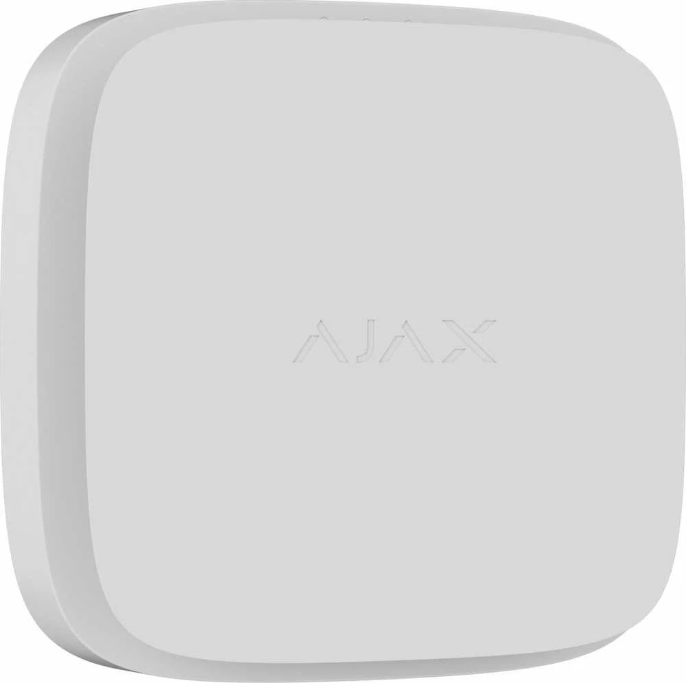 Detektorius Ajax FireProtect 2 RB (Temperatūrinis/dūminis/CO), Baltos spalvos