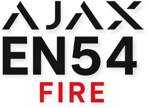 Belaidis temperatūros jutiklis Ajax EN54 FireProtect 119918.273.BL1 (juodas, be sirenos)