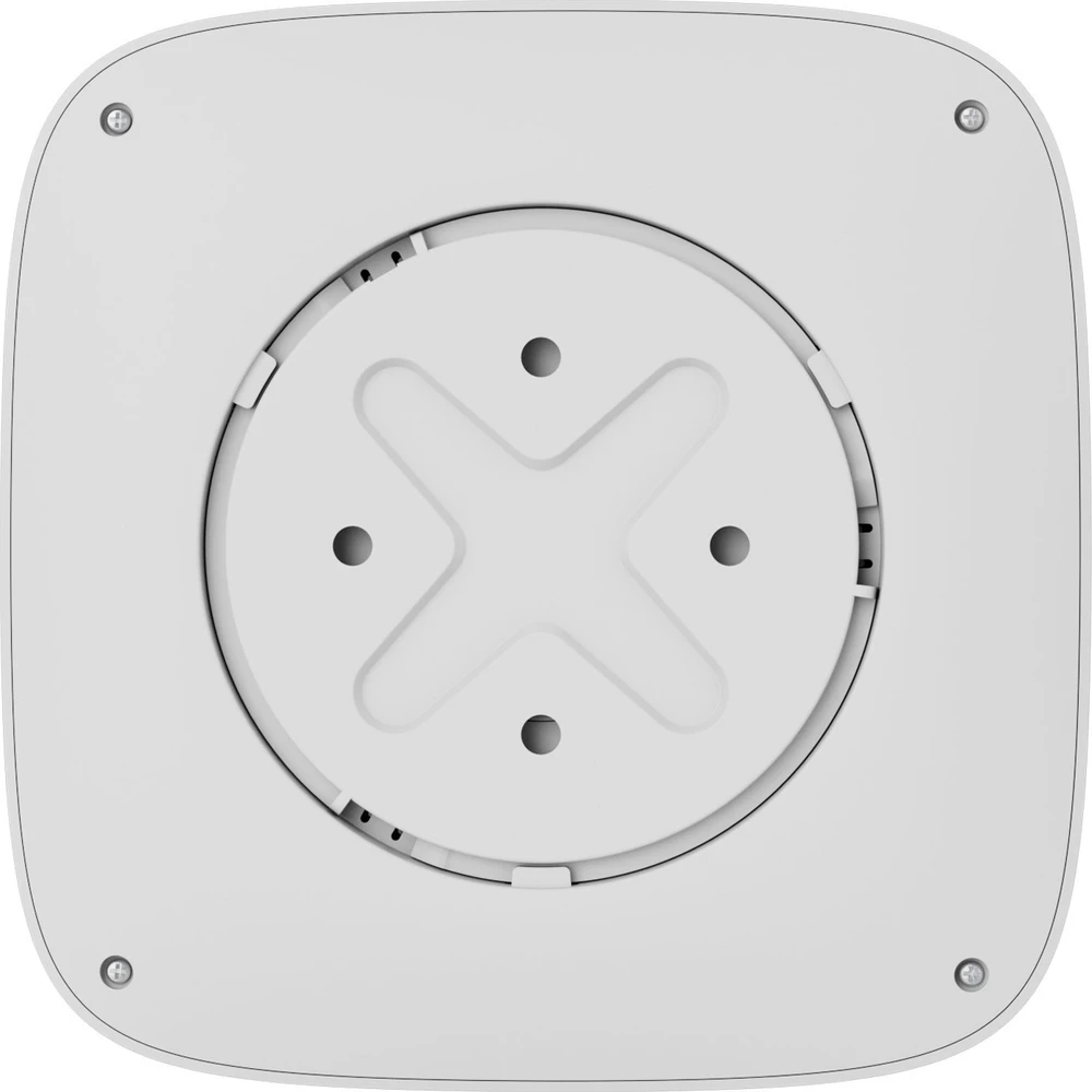 Detektorius Ajax FireProtect 2 RB (Temperatūrinis/dūminis), Baltos spalvos