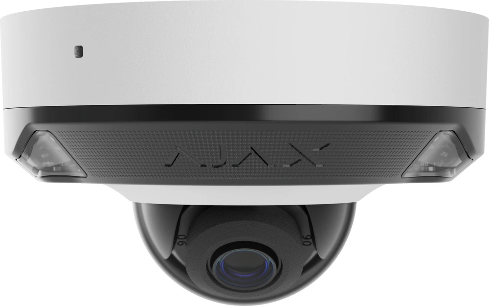 Ajax Systems Ajax HL kamera - kupolinė (stiklinė) DomeCam Mini (5 Mp/2.8 mm) (8EU) - balta